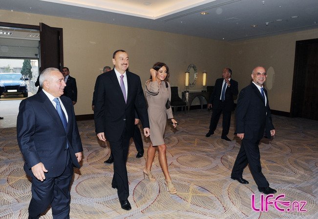 Президент Азербайджана Ильхам Алиев принял участие в открытии отельного комплекса «Hilton Bak&#305;» [Фото]
