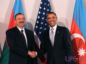 Президент США Барак Обама по случаю праздника Гурбан поздравил президента Азербайджана Ильхама Алиева