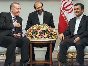 Состоялась встреча между президентом Ирана Махмудом Ахмадинежадом и премьер-министром Турции Реджепом Тайипом Эрдоганом