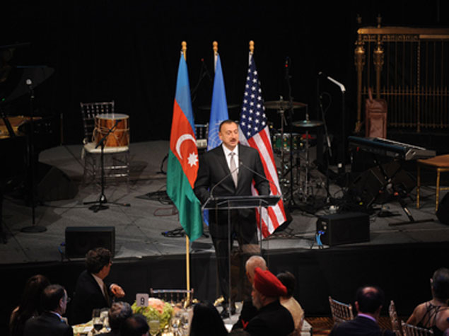 В Нью-Йорке от имени президента Азербайджана был дан официальный прием