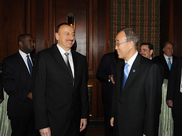 В Нью-Йорке от имени президента Азербайджана был дан официальный прием