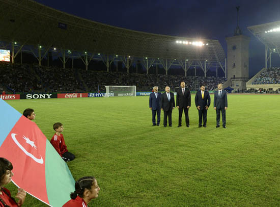 Президент Азербайджана принял участие в церемонии открытия чемпионата мира по футболу среди женщин ФИФА U-17 [Фото]