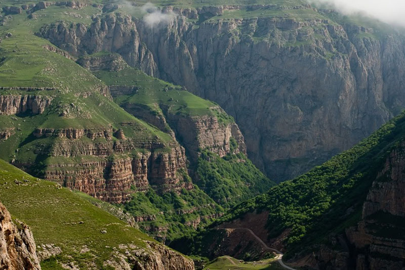 Самое высокогорное село Азербайджана Хыналыг летом