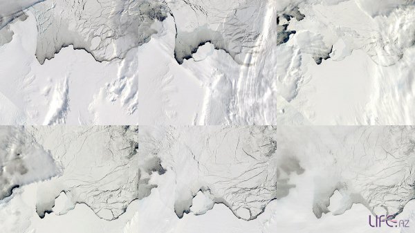 Огромное озеро в Антарктиде исчезло за три дня