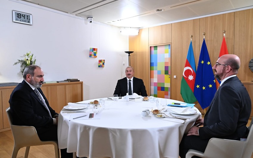 Состоялась совместная встреча лидеров Азербайджана, ЕС и Армении